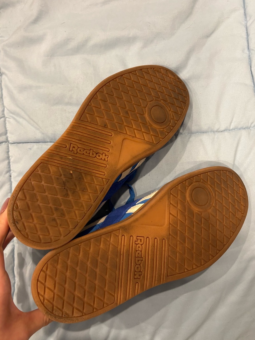 Blue Reeboks! - Picture 6 of 7